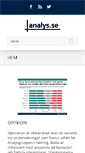Mobile Screenshot of analys.se